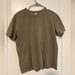 Aritzia Brown T-Shirt